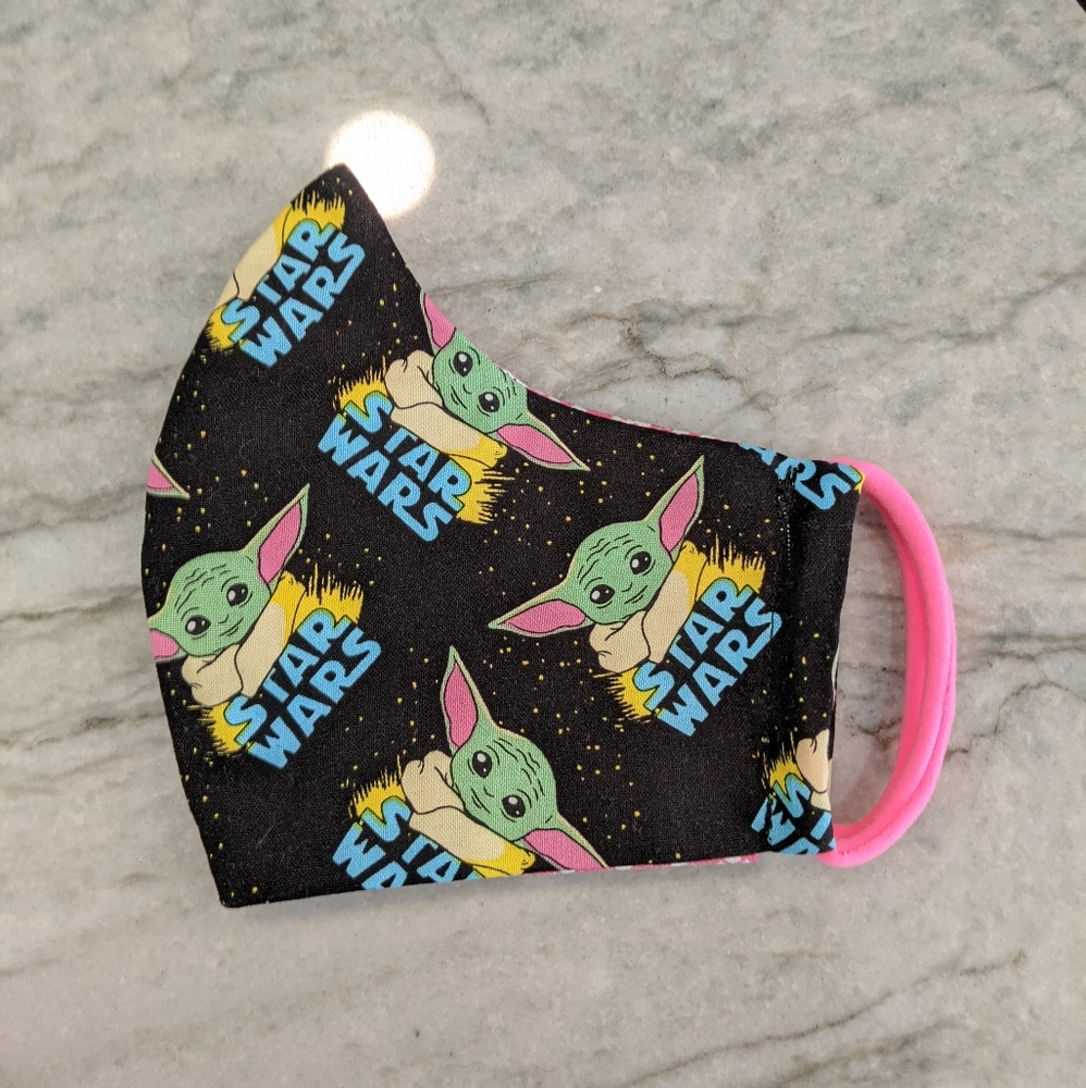 Baby Yoda Reusable Cotton Face Mask